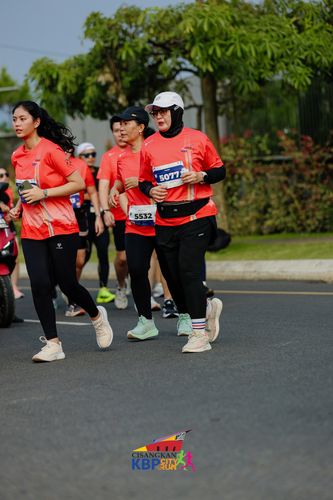 Race photo from CISANGKAN KBP CITY RUN 2025
