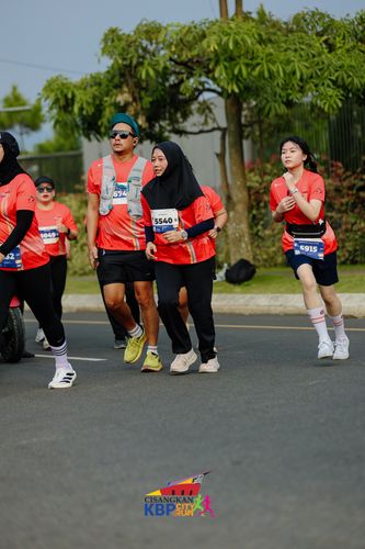 Race photo from CISANGKAN KBP CITY RUN 2025