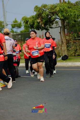 Race photo from CISANGKAN KBP CITY RUN 2025
