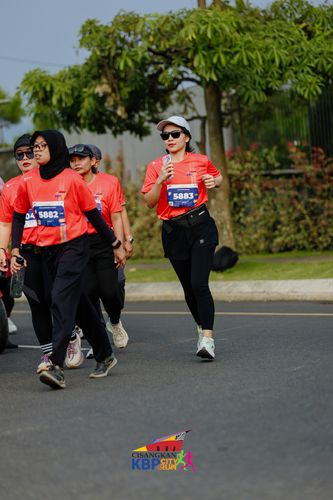 Race photo from CISANGKAN KBP CITY RUN 2025