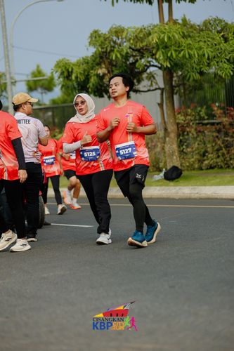 Race photo from CISANGKAN KBP CITY RUN 2025