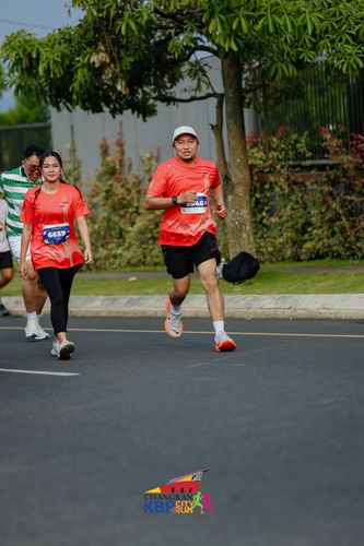Race photo from CISANGKAN KBP CITY RUN 2025