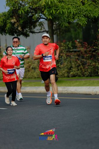 Race photo from CISANGKAN KBP CITY RUN 2025