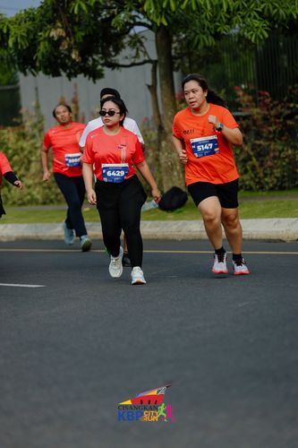 Race photo from CISANGKAN KBP CITY RUN 2025