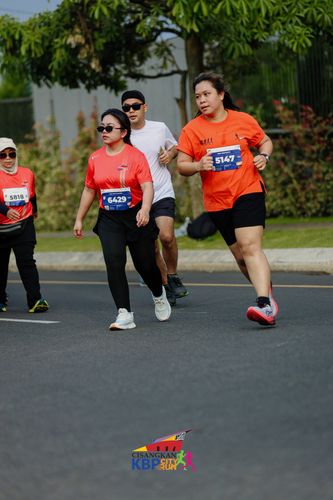 Race photo from CISANGKAN KBP CITY RUN 2025