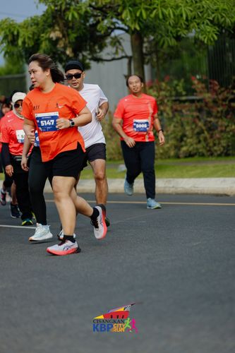 Race photo from CISANGKAN KBP CITY RUN 2025
