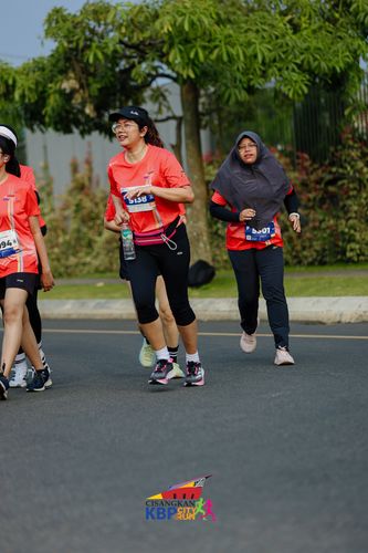 Race photo from CISANGKAN KBP CITY RUN 2025