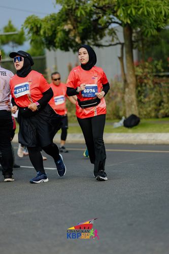 Race photo from CISANGKAN KBP CITY RUN 2025