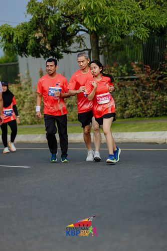 Race photo from CISANGKAN KBP CITY RUN 2025