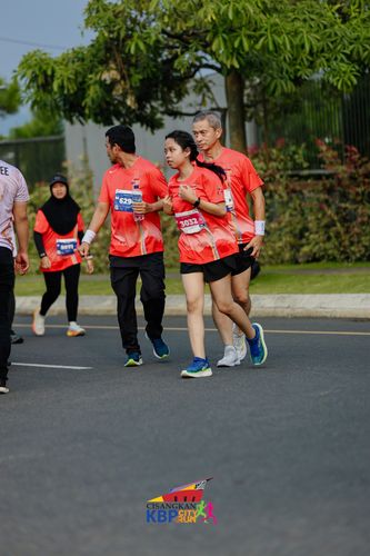 Race photo from CISANGKAN KBP CITY RUN 2025