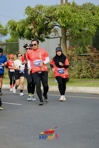 Race photo from CISANGKAN KBP CITY RUN 2025