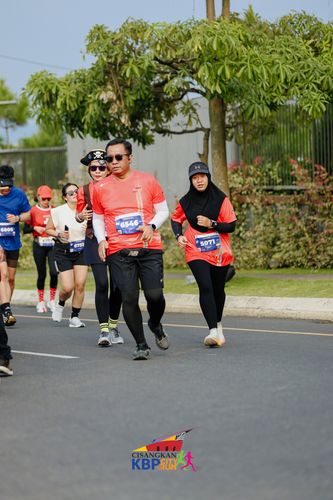 Race photo from CISANGKAN KBP CITY RUN 2025