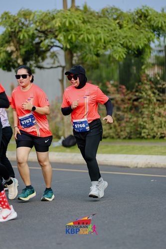 Race photo from CISANGKAN KBP CITY RUN 2025