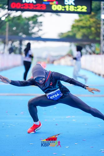 Race photo from CISANGKAN KBP CITY RUN 2025