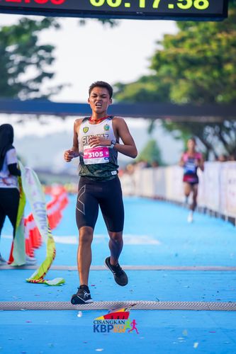 Race photo from CISANGKAN KBP CITY RUN 2025