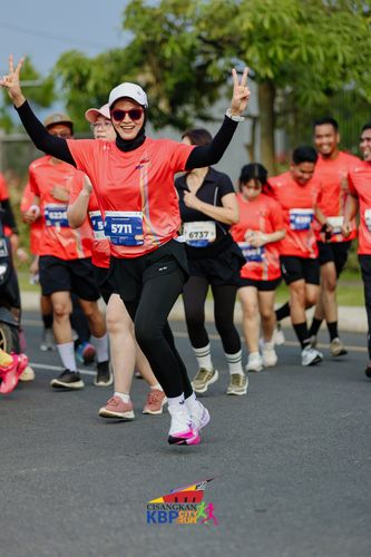 Race photo from CISANGKAN KBP CITY RUN 2025