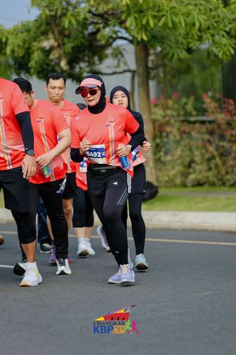 Race photo from CISANGKAN KBP CITY RUN 2025