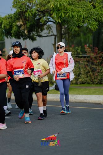 Race photo from CISANGKAN KBP CITY RUN 2025