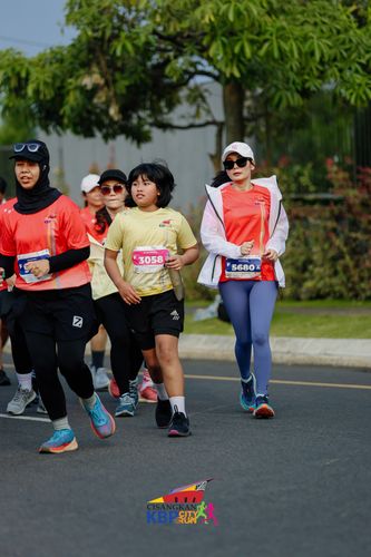 Race photo from CISANGKAN KBP CITY RUN 2025