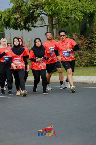 Race photo from CISANGKAN KBP CITY RUN 2025