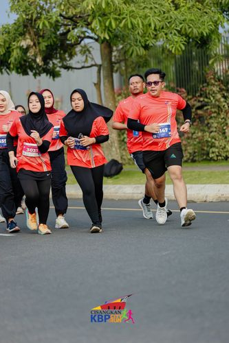 Race photo from CISANGKAN KBP CITY RUN 2025