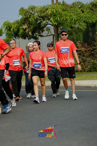 Race photo from CISANGKAN KBP CITY RUN 2025