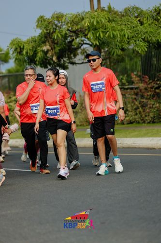 Race photo from CISANGKAN KBP CITY RUN 2025