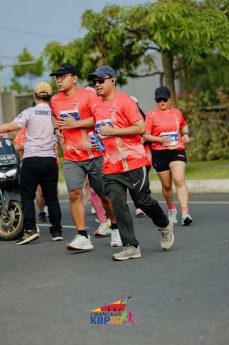 Race photo from CISANGKAN KBP CITY RUN 2025