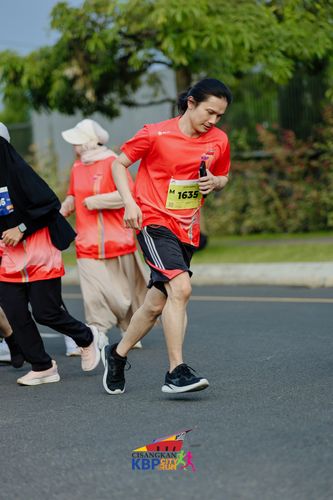 Race photo from CISANGKAN KBP CITY RUN 2025