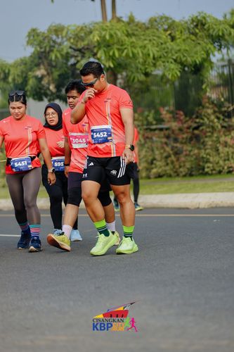 Race photo from CISANGKAN KBP CITY RUN 2025