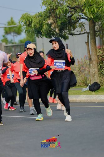 Race photo from CISANGKAN KBP CITY RUN 2025