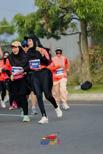 Race photo from CISANGKAN KBP CITY RUN 2025