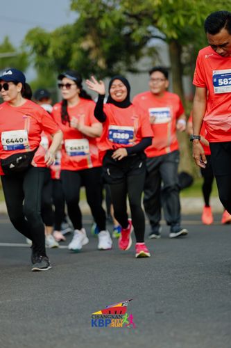 Race photo from CISANGKAN KBP CITY RUN 2025