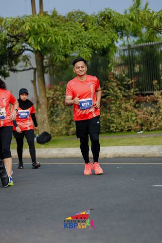 Race photo from CISANGKAN KBP CITY RUN 2025