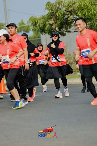 Race photo from CISANGKAN KBP CITY RUN 2025