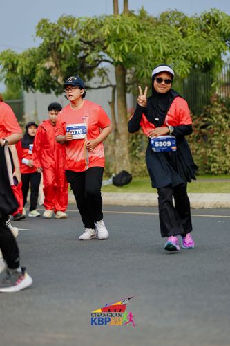 Race photo from CISANGKAN KBP CITY RUN 2025