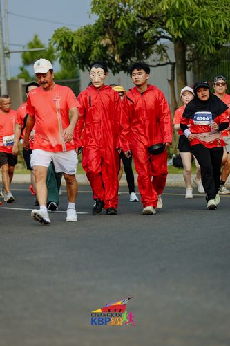 Race photo from CISANGKAN KBP CITY RUN 2025
