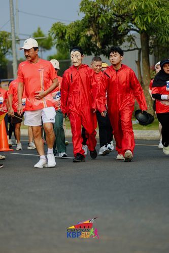 Race photo from CISANGKAN KBP CITY RUN 2025