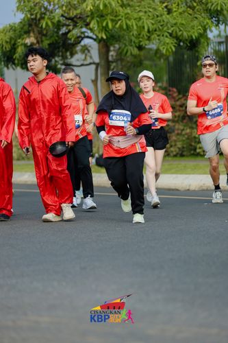 Race photo from CISANGKAN KBP CITY RUN 2025