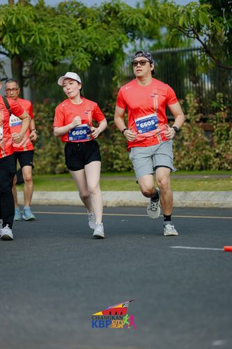 Race photo from CISANGKAN KBP CITY RUN 2025
