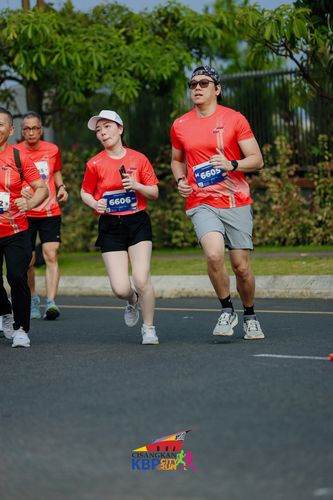 Race photo from CISANGKAN KBP CITY RUN 2025