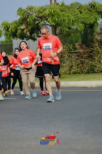 Race photo from CISANGKAN KBP CITY RUN 2025