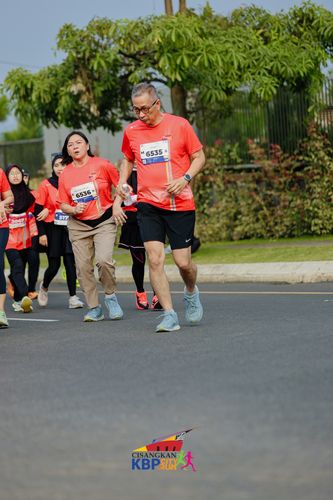 Race photo from CISANGKAN KBP CITY RUN 2025