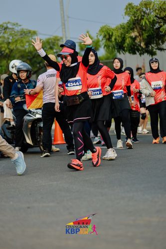 Race photo from CISANGKAN KBP CITY RUN 2025