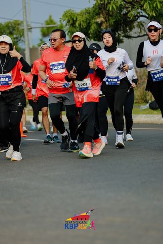Race photo from CISANGKAN KBP CITY RUN 2025