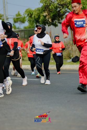 Race photo from CISANGKAN KBP CITY RUN 2025