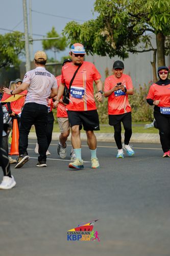 Race photo from CISANGKAN KBP CITY RUN 2025