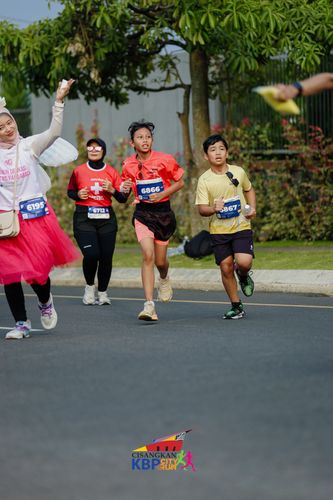 Race photo from CISANGKAN KBP CITY RUN 2025