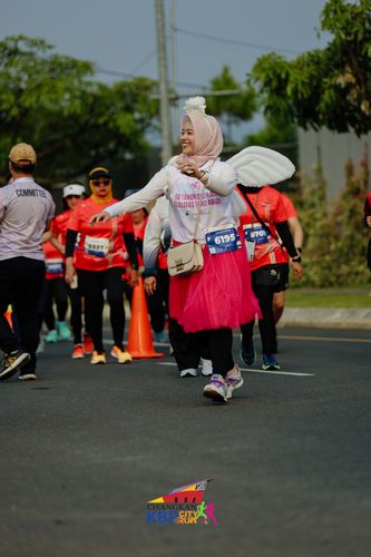 Race photo from CISANGKAN KBP CITY RUN 2025