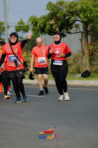 Race photo from CISANGKAN KBP CITY RUN 2025